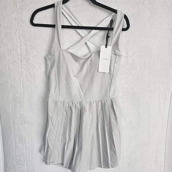 Varley Carina Dress Light Gray Women's Sizw Lrg NWT - Picture 5 of 14